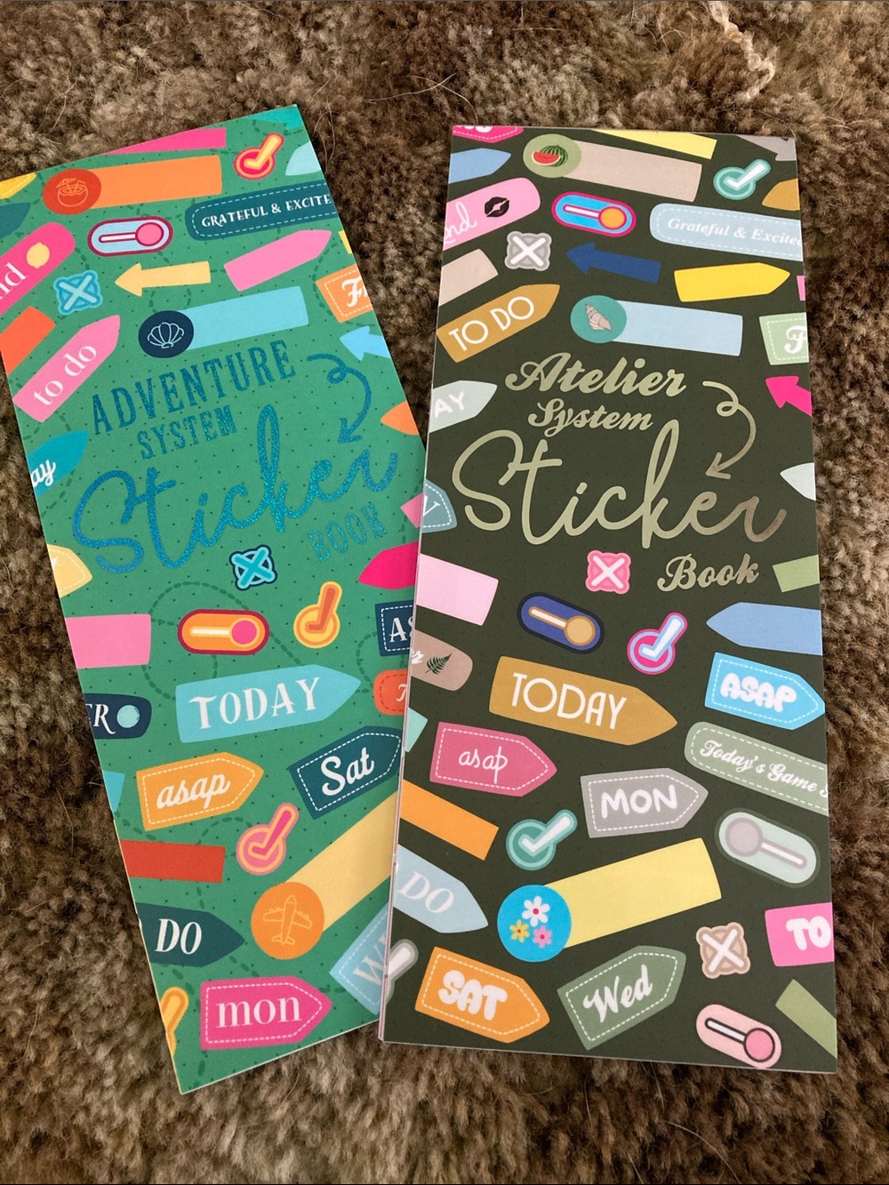 Daily Grind Atelier and Adventure system sticker books